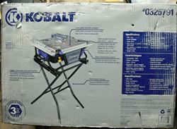 Picture of KOBALT KB7004 7-IN BENCH TABLETOP TILE SAW