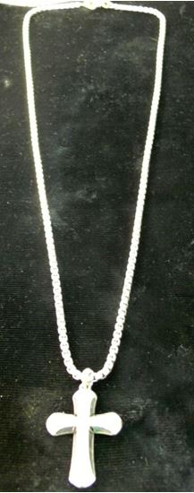 Picture of DAVID YURMAN CROSS DIAMOND PENDANT AND CHAIN