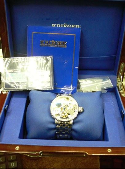 Picture of KRIEGER CHRONOMETRES SUISSES WITH DIAMOND BEZEL WATCH BH692000K