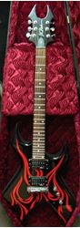 Picture of B.C. RICH WARLOCK KKW GUITAR WITH COFFIN CASE