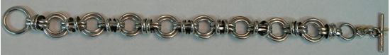 Picture of 10" STERLING SILVER FASHION BRACELET 55.1G