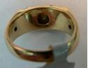 Picture of 14K GOLD MENS BAND SZ-11.5 10.6G WITH DIAMONDS