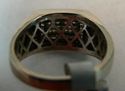 Picture of MENS RING SZ-10.25 10K WHITE GOLD W/ YELLOW BARS ON SIDE SZ- 10.25 9.5G