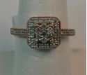 Picture of 10K ROSE GOLD DIAMOND RING SZ-7.25 2.5G