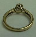 Picture of 10K YELLOW GOLD LADIES CLUSTER RING W/ DIAMONDS SZ-7 3.1G