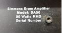 Picture of SIMMONS DA50 DRUM AMPLIFIER