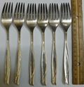 Picture of GORHAM STERLING SILVER SEA ROSE FORKS SET OF 6 341.5G 7.5" 