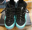 Picture of Nike Air Foamposite Pro Island Green Size 8,5 Platinum Aqua Black 624041-303