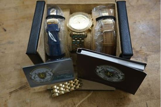 Picture of  DIAMOND JOE RODEO STAINLESS STEEL WATCH