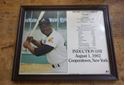 Picture of Henry Louis Aaron "Hank" framed picture INDUCTION DAY AUGUST 1ST 1982