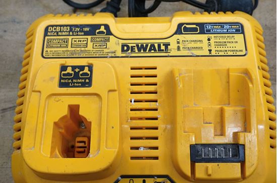 Picture of DEWALT DCB103 7.2V-18V and 12V/20V MAX charger dual port