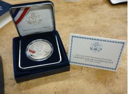 Picture of 2009-P US Louis Braille Bicentennial Proof Silver Dollar w/ Mint COA & Box  BR-1