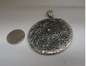 Picture of STERLING SILVER ROUND PENDANT 17.8 GR  MINT CONDITION.