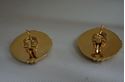 Picture of 14kt yellow gold earrings with 1994 5 dollar fine gold coin 1/10th