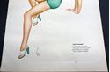 Picture of September October 1945 Pin Up Girl Calendar Page by Varga Double Sided