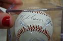 Picture of NELSON FOX SIGNED WILSON OFFICIAL LEAGUE BASEBALL WITH COA . MINT CONDITION.