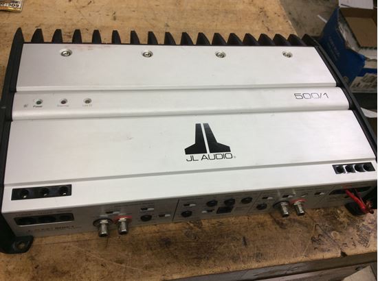 Picture of JL audio car amplifier 500-1 