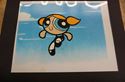 Picture of BUBBLES POWDER PUFF GIRL 11X8.5 ANIMATION CEL WITH BACKGROUND  GOOD CONDITION.COLLECTIBLE. 