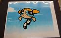 Picture of BUBBLES POWDER PUFF GIRL 11X8.5 ANIMATION CEL WITH BACKGROUND  GOOD CONDITION.COLLECTIBLE. 