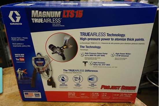 Picture of Graco Magnum LTS 15 Project Series Airless Paint Sprayer (Model 17K955) NEW. IN BOX.