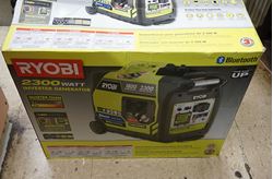 Picture of Ryobi Inverter Generator Bluetooth 2 300-Watt Super Quiet Gasoline Powered NEW. OPEN BOX. BOX WAS OPEN FOR INSPECTION