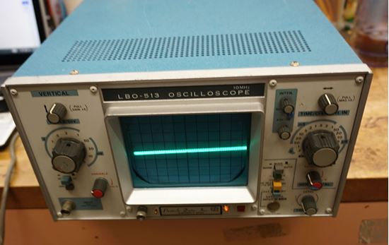 Picture of LEADER LBO- 513 OSCILLOSCOPE 10MHz used. tested. in a good working order.