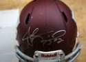 Picture of JOHNNY MANZIEL AUTO TEXAS A&M MINI RIDDELL FB HELMET WITH COA. VERY GOOD CONDITION. 