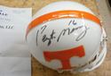 Picture of PEYTON MANNING #16 AUTO TENN MINI HELMET SIGNED WITH COA RIDDELL MINT CONDITION.COLLECTIBLE.