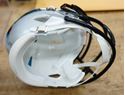 Picture of CAROLINA PANTHERS MULTI AUTO MINI HELMET BY 4 NEWTON KUECHLEY RIDDELL WITH COA; PLASTIC CASE. MINT CONDITION. COLLECTIBLE