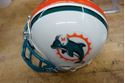 Picture of DAN MARINO 13 SIGNED MINI HELMET WITH COA # 015231 MINT COLLECTIBLE. 