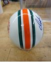 Picture of DAN MARINO 13 SIGNED MINI HELMET WITH COA # 015231 MINT COLLECTIBLE. 