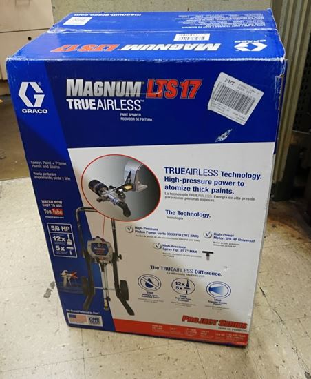 Picture of Graco LTS 17 Electric Stationary Airless Paint Sprayer PushPrime PowerFlush New. IN BOX.