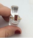 Picture of 10kt yellow gold ring with garnet color stone size 6.25 2.3 gr 824514-5 