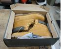 Picture of Timberland Mens Classic Basic 6" Premium Waterproof Wheat Leather Boots Size 12 . NEW . IN BOX