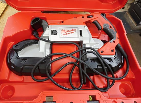 Picture of Milwaukee 6232-21 Deep Cut Variable Speed Band Saw with Case NEW. OPEN BOX. BOX WAS OPEN FOR INSPECTION.