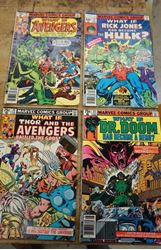 Picture of LOT 4 MARVEL COMICS WHAT IF 25 FEB; 22 AUG; 12DEC; 20 APL VERY GOOD CONDITION.  COLLECTIBLE. 