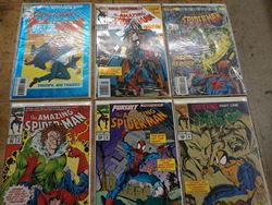 Picture of LOT 6 MARVEL THE AMAZING SPIDER MAN COMICS 387 MAR ;390 JUNE ;389 MAY ;399 MARCH ;388 APRIL ;394 OCTOBER. MINT CONDITION. COLLECTIBLE.