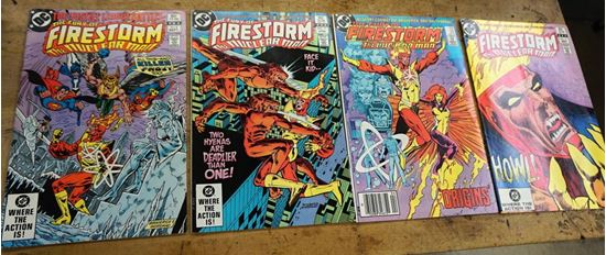 Picture of LOT 4 DC COMICS THE FURY OF FIRESTORM THE NUCLEAR MAN NO 12 MAY ; NO 22 APRIL 1984; NO 11 APRIL; NO 4 SEPTEMBER. MINT CONDITION. COLLECTIBLE. 