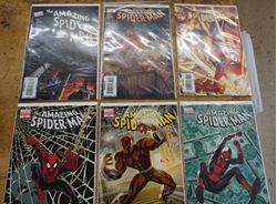 Picture of LOT 6 MARVEL THE AMAZING SPIDER MAN 578;580; 577; 579; 582; 581 MINT COLLECTIBLE.