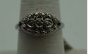 Picture of 10KT WHITE GOLD RING 2.5GR W 3 SMALL DIAMONDS SIZE 7 VERY GOOD CONDITION. PRE OWNED . 849989-1.