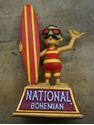 Picture of National Bohemian Natty Boh Surfer Bobblehead Orioles-Baltimore Beer 96/500 RARE. STILL IN ORIGINAL BOX. 