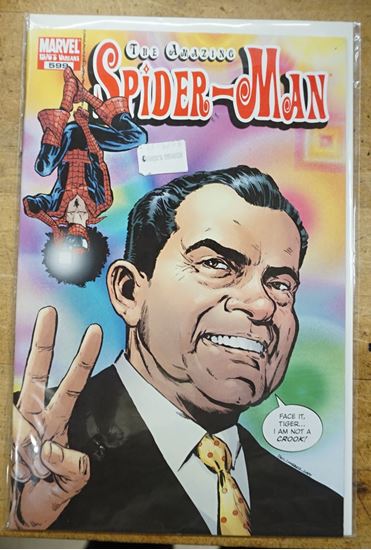 Picture of THE AMAZING SPIDER MAN MARVEL 1970 VARIANT COMIC BOOK 599 VERY GOOD CONDITION. COLLECTIBLE. 