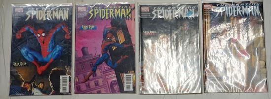 Picture of LOT 4 THE AMAZING SPIDER MAN  MARVEL COMICS PSR 515; PSR 516; PSR 517; PSR 518  