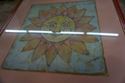 Picture of FRAMED BATIK ON CLOTH "SUN " BY ARTIST ELENA 20 X 20 FREE SHIPPING