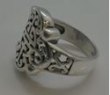 Picture of STERLING SILVER 925 FILIGREE DESIGN RING SIZE 6.5 6.6GR PRE OWNED. GOOD CONDITION.