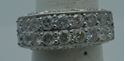 Picture of 14KT WHITE GOLD LADIES BAND 8.2GR 2.5 CARAT OF DIAMONDS SIZE 7.5 PRE OWNED. VERY GOOD CONDITION.850416-2