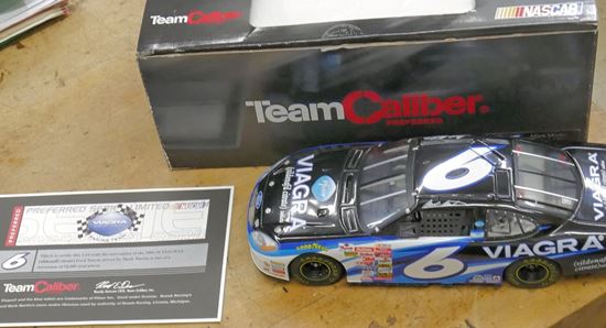 Picture of Mark Martin #6, 2002 VIAGRA Ford Taurus, Team Caliber Preferred, 1:24 Scale NEW. WITH COA. IN BOX. 