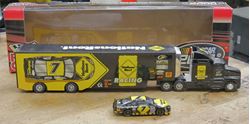 Picture of NASCAR 2000 1:64 DIECAST ITEM # 93401 NATIONS RENT TRUCK & SMALL FORD TAURUS. NEW. COLLECTIBLE. 