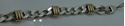 Picture of STERLING SILVER BRACELET 9 INCHES WITH 10KT GOLD ELEMENTS 33.5 GR 845565-2 