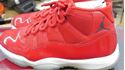 Picture of Nike Air Jordan Retro 11 Win  Gym Red Black  White Rouge Gym  378037-623 Sz 11. pre owned. with box. good condition please look at all the pictures.